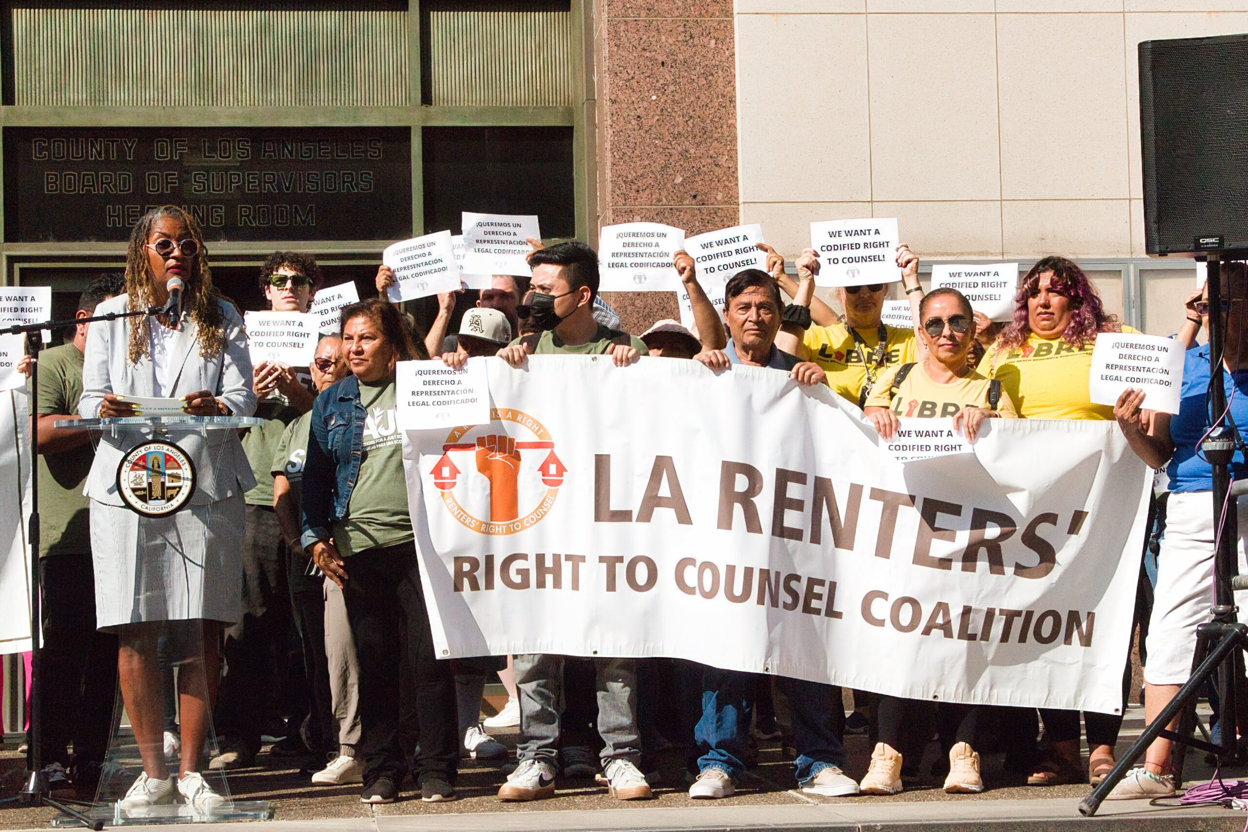 L.A. County Board of Supervisors Vote to Advance Tenant Right to Counsel Program